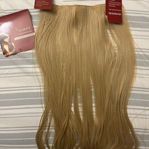 Dirty blonde clip extensions
